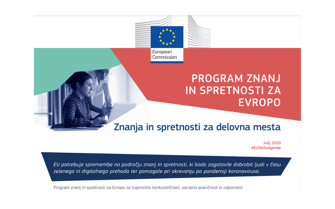 O novostih v evropski politiki na področju izobraževanja